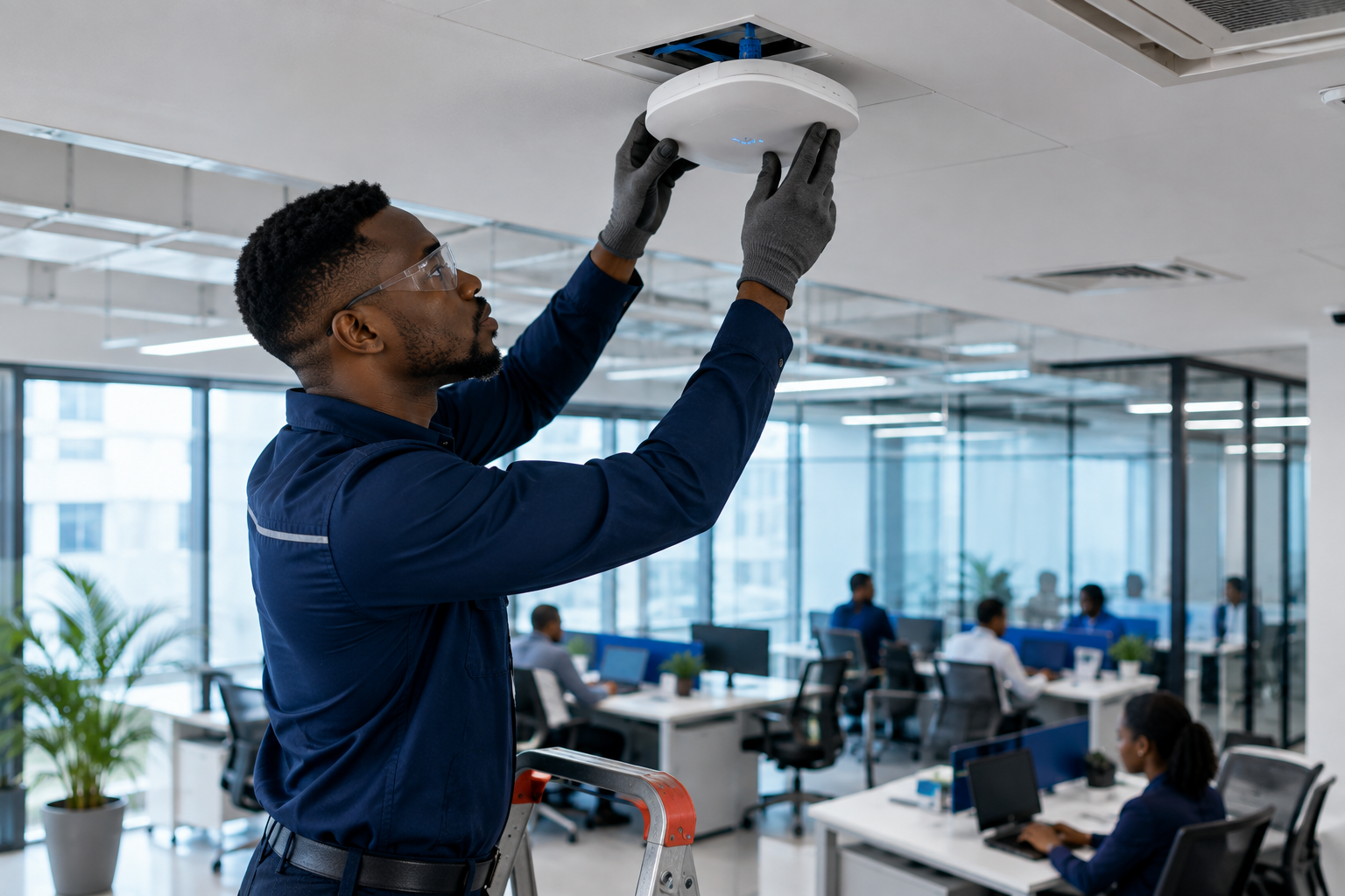 Enterprise Wi-Fi access point deployment